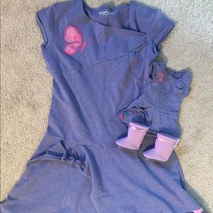 American Girl Butterfly Dress size 12